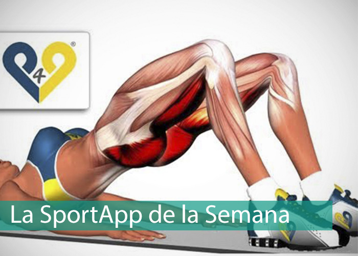 Plataforma de fitness para gluteos y piernas