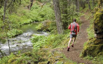 Deporte correr por la montana