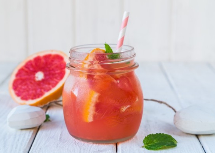 Jugo de toronja miel y vinagre de manzana para adelgazar
