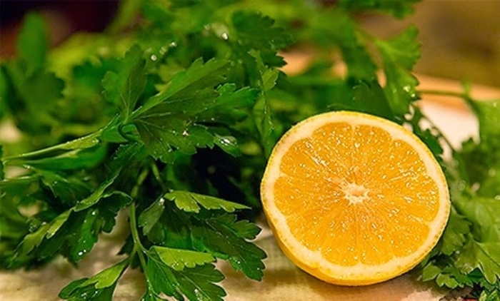 Receta para bajar de peso con limon y perejil