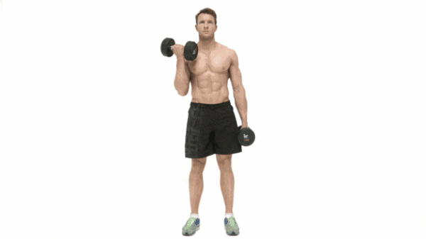 Ganar masa muscular en brazos ejercicios